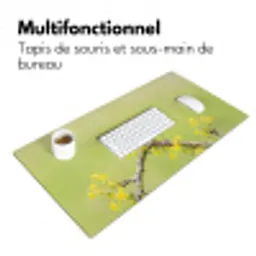 Vogel - Tak - Natuur - Kleurrijk Muismat XXL klein -zsfeer4_frans