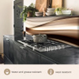 Golven - Abstract - Warm Beige keuken achterwand 2 middel -usp_EN