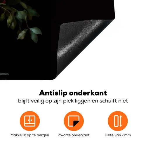 Klassiek - Vaas - Boeket - Bloemen Inductie beschermer vinyl 3mm klein -zzzzzzz-td-onderkant