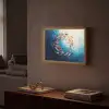Zee - Vissen - Kleurrijk - Dynamisch Light Box met batterij (Wandlamp) middel -sfeer1