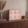 Drakenfruit - Patroon - Roze Light Box met batterij (Wandlamp) middel 907 -sfeer2