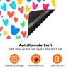 Hartjes - Kleurrijk - Patroon - Levendig Inductie beschermer vinyl 3mm klein -zzzzzzz-td-onderkant