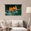 Paradijsvogel - Bloem - Exotisch Wandkleed katoen middel -sfeer4