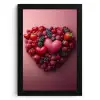 Fruit - Hartjes - Aardbeien - Frambozen - Bosbessen KitchenYeah - Keuken - Fotolijst klein -3d