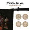 Festoen van vruchten en bloemen - Schilderij van Jan Davidsz. de Heem Wandkleed katoen klein -sfeer2