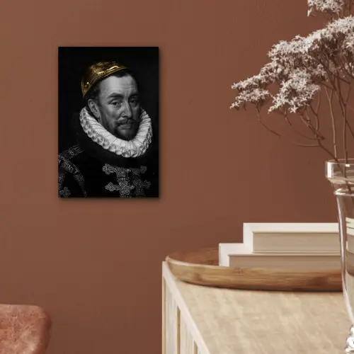 Willem van Oranje - Adriaen Thomasz - Goud aluminium wit klein -sfeer4