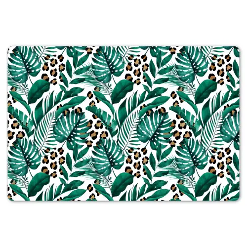 Dierenprint - Panter - Bladeren - Tropisch - Jungle Placemat vinyl groot -zzsfeer1_Kitchenyeah-website