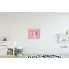 Roze - Mokkapot - Illustratie - Koffie textielposter latten blank klein -kinderkamer