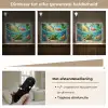 Schildpad - Flamingo - Tropisch - Oceaan Light Box met batterij (Wandlamp kind) middel -USP_dimbaarNL