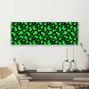 Zwart - Neon - Groen - Patroon canvas 2cm klein 828 -sfeer6