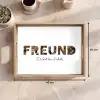Freund - Buchstaben-Collage Dienblad Rechthoek middel -USP_Formaat