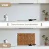 Tijger - Oranje - Patroon - Strepen keuken achterwand spatscherm klein 900 -voor_na_NL