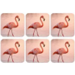 Flamingo - Water - Roze onderzetter kurk middel -zkaufland3dotto