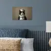 Kat - Kokskleding - Zwart - Wit poster papier klein -sfeer2