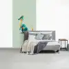 Staart - Dino - Minimalistisch - Blauw fotobehang vinyl groot -slaapkamer