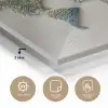 Wereldkaart - Geborduurd - Aardetinten plexiglas 5mm klein -sfeer2