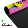 Konijn - Felroze - Sjaal - Abstract Muismat XXL klein -sfeer2