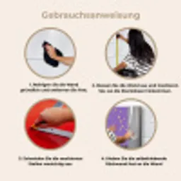 Manen - Sterren - Paars keuken achterwand 2 middel 871 -gebruiksaanwijzing_DE