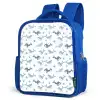 Oceaan - Walvis - Orka - Blauw Kinderrugzak - Blauw middel 862 -schuin