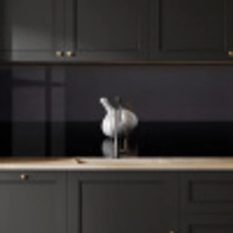 Knoflook - Zwart - Wit keuken achterwand 2 middel -sfeer1