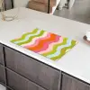 Banen - Golven - Kleurrijk - Verticaal Inductie beschermer vinyl 3mm klein -sfeer8