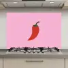 Peper - Rood - Illustratie keuken achterwand spatscherm klein -3d_website