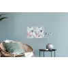 Bladeren - Jungle - Pastel - Tropisch Muursticker klein -plant