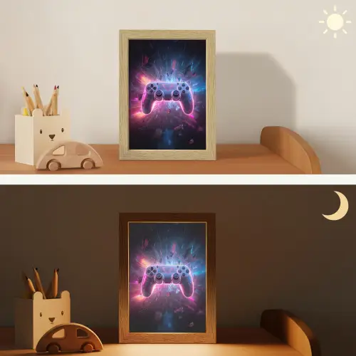 Controller - Neon - Explosie - Abstract Light Box met kabel klein -sfeer3_kind