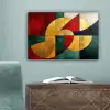 Abstract - Kerst - Goud - Rood - Groen canvas 2cm klein -sfeer4