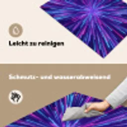 Dynamisch - Ruimte - Kleurrijk Inductie beschemer met haakjes klein -ky-schoon-de