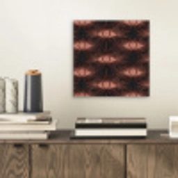 Boheems - Oog - Bruin aluminium wit klein 46 -sfeer1