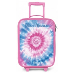Tie dye - Abstract - Blauw - Roze Kinderkoffer - Roze klein -zz3dotto