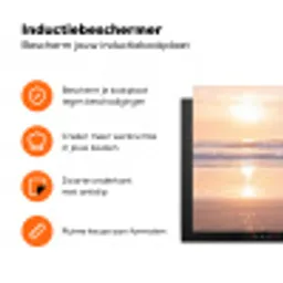 Zee - Vogels - Strand Inductie beschermer vinyl 3mm klein -zzzzzzz-td-ups