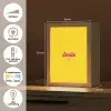 Smile - Geel - Roze Light Box met kabel (Tafellamp) klein -USP_NL