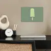 Groen - Waterijsje - Stokje - Illustratie poster papier klein -sfeer1