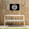 Rose - Strik - Bestek Tuinposter op houten frame 2 cm dik klein -sfeer4
