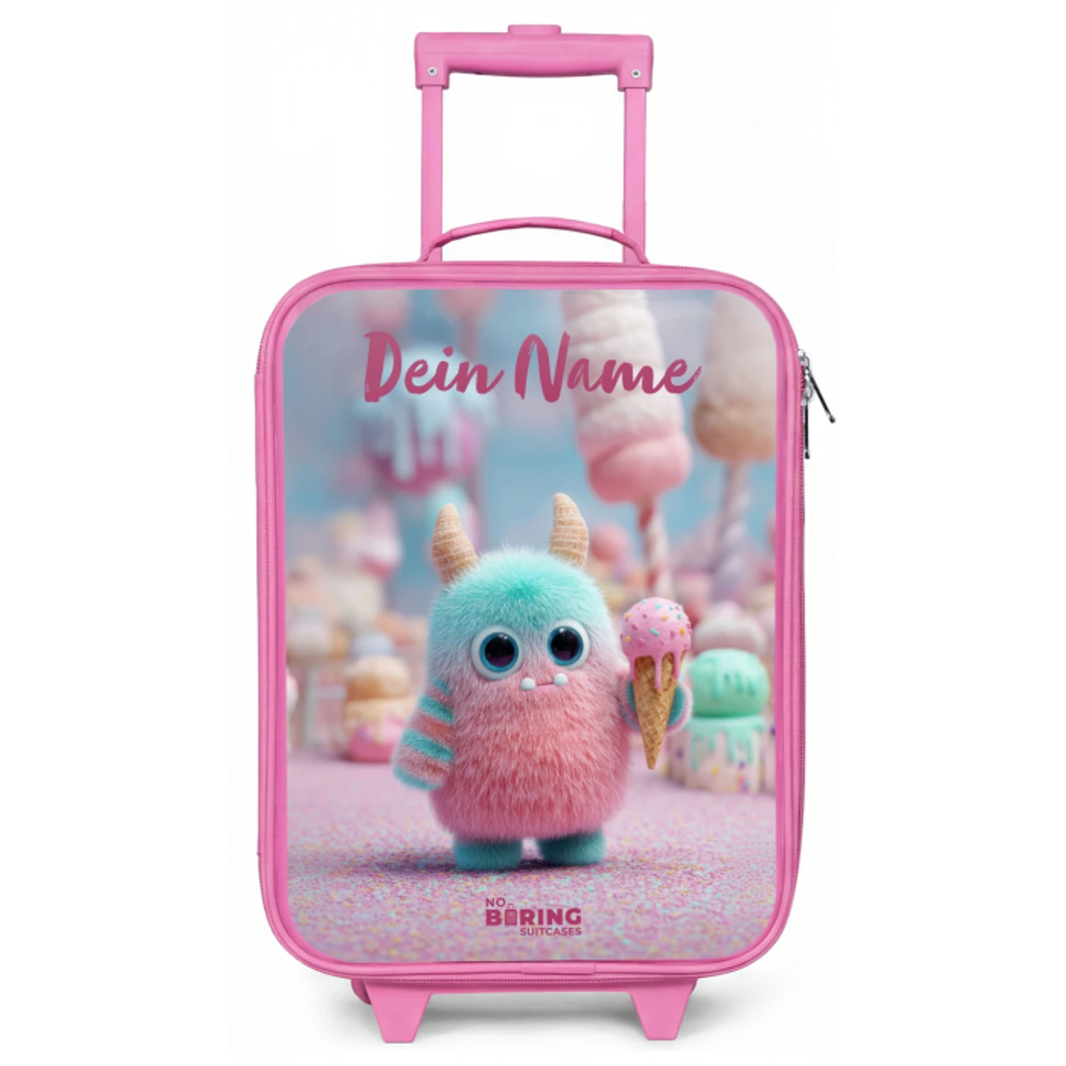 Zoet Monstersnoep Avontuur Kinderkoffer - Roze klein -zz3dotto
