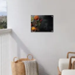 Glazen - Bakjes - Blaadjes - Kruiden tuinposter los doek klein -sfeer8