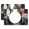 Stad - Mensen - Astronaut - Wit Placemat vinyl groot -zzsfeer2_Kitchenyeah-website