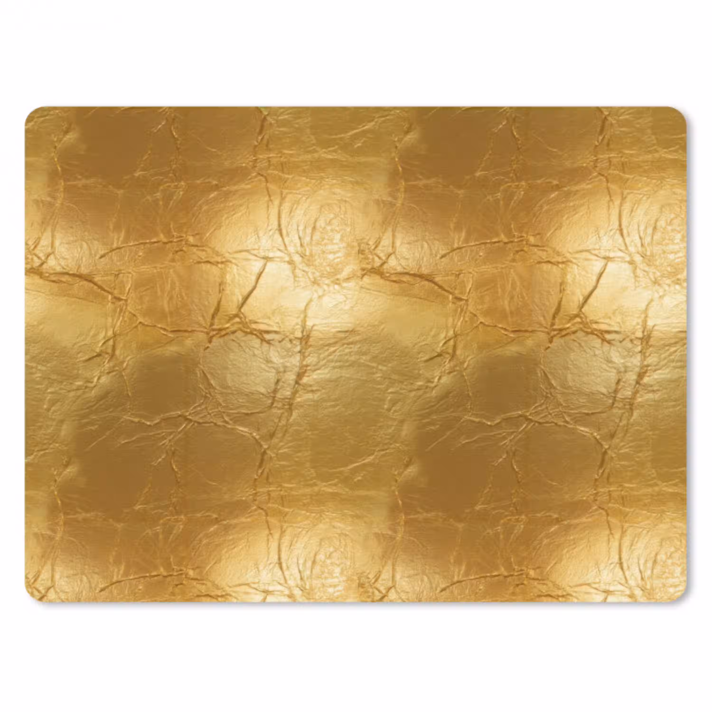 Bladgoud - Vintage - Textuur - Warm Goud muismat rubber klein 262 -3d