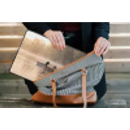 Eenden - Water - Mist - Natuur laptophoes neopreen klein -tas