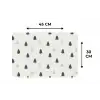 Illustratie - Kerstbomen - Wit Placemat vinyl groot 368 -specs