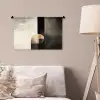 Vormen - Modern - Zwart Wandkleed katoen klein -sfeer4