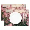 Bloemen - Paars - Wazig Placemat vinyl groot -zzsfeer2_Kitchenyeah-website
