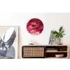 Cocktail - Pink - Luxe Wandcirkel aluminium klein -kantoor