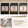 Cowboylaarzen - Roze - Boeket - Bloemen Light Box met kabel (Tafellamp) klein -USP_dimbaarNL