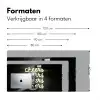 Cheers - Wijn - Zwart - Wit Muismat XXL klein -sfeer5