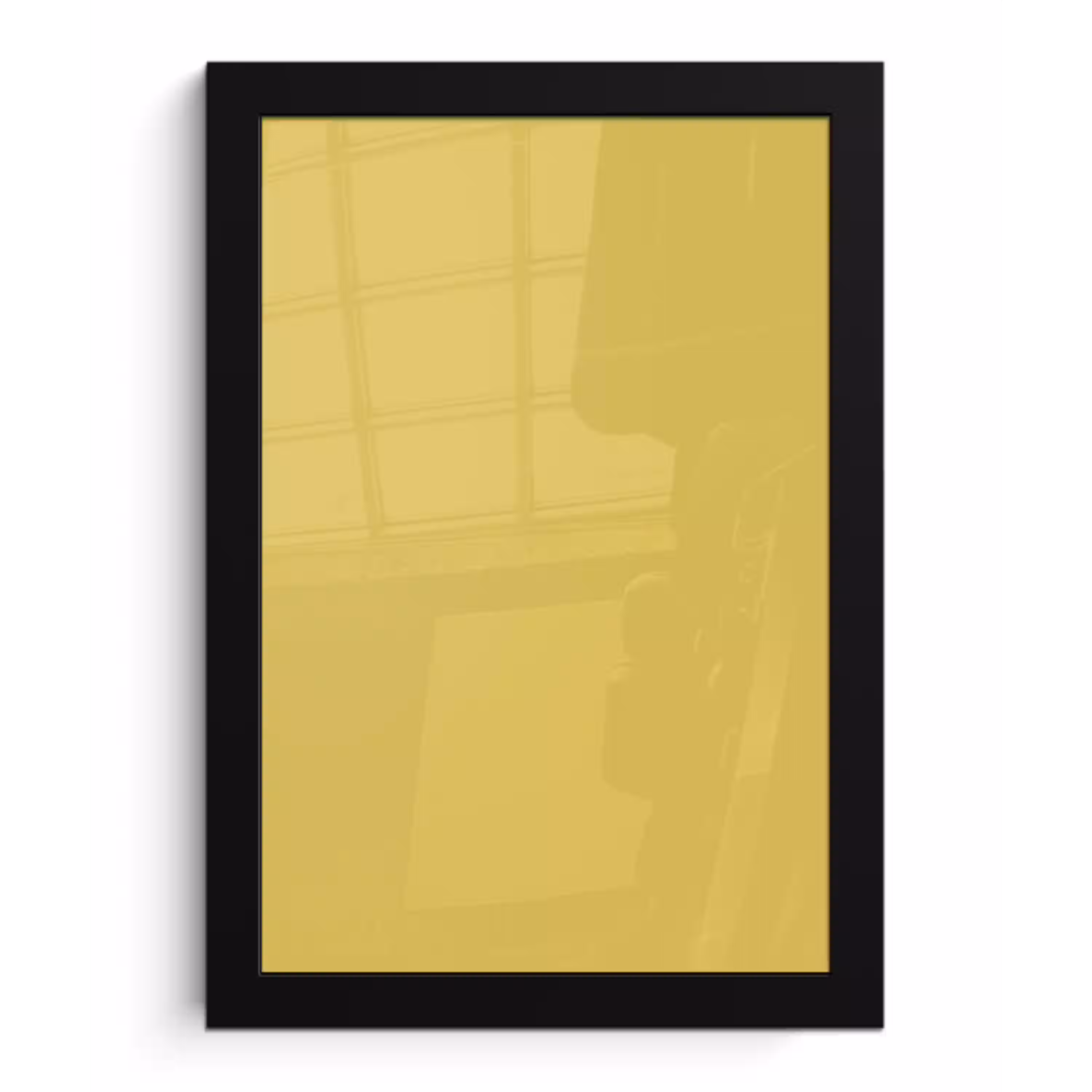 Golden - Victory - Geel fotolijst zwart zonder passe partout klein 224 -3d