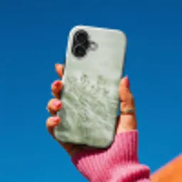 Grassen - Minimalistisch - Groen Toughcase MagSafe Apple iPhone 17 klein -Sfeer1V