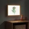 Bosfee - Groen - Sprookje Light Box met batterij (Wandlamp kind) middel -sfeer5_kind
